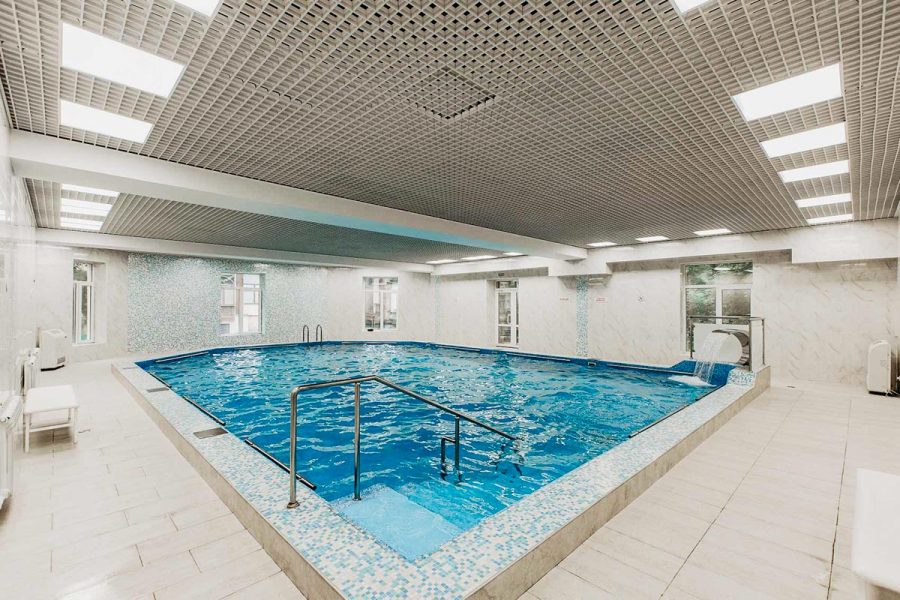 Бассейн в санатории Узбекистан город Кисловодск - фотография