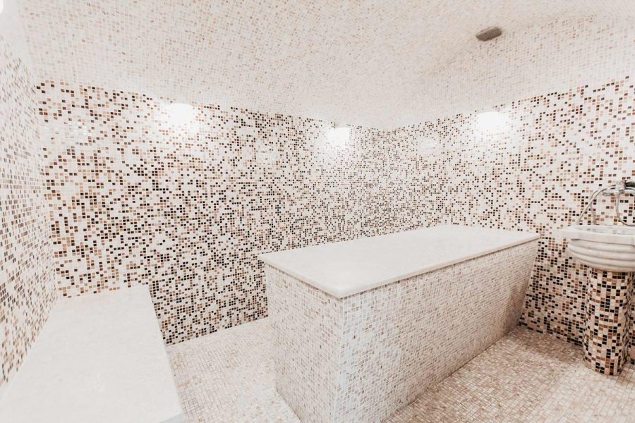 Зона сауны в санатории Узбекистан город Кисловодск - фотография