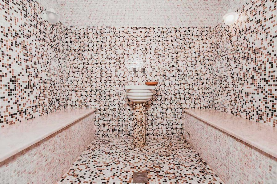 Зона сауны в санатории Узбекистан город Кисловодск - фотография