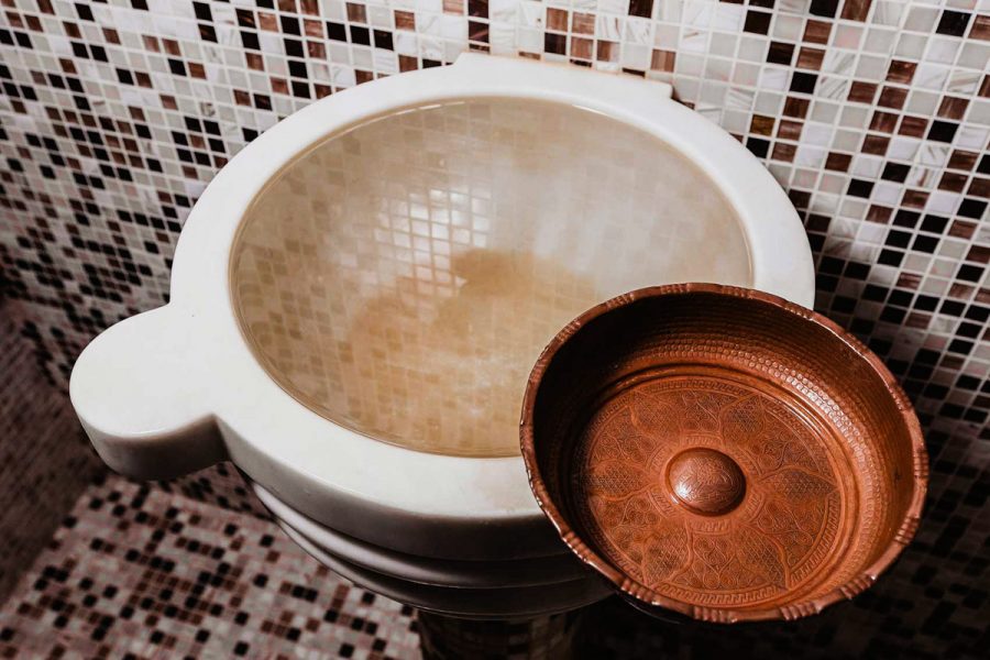 Зона сауны в санатории Узбекистан город Кисловодск - фотография