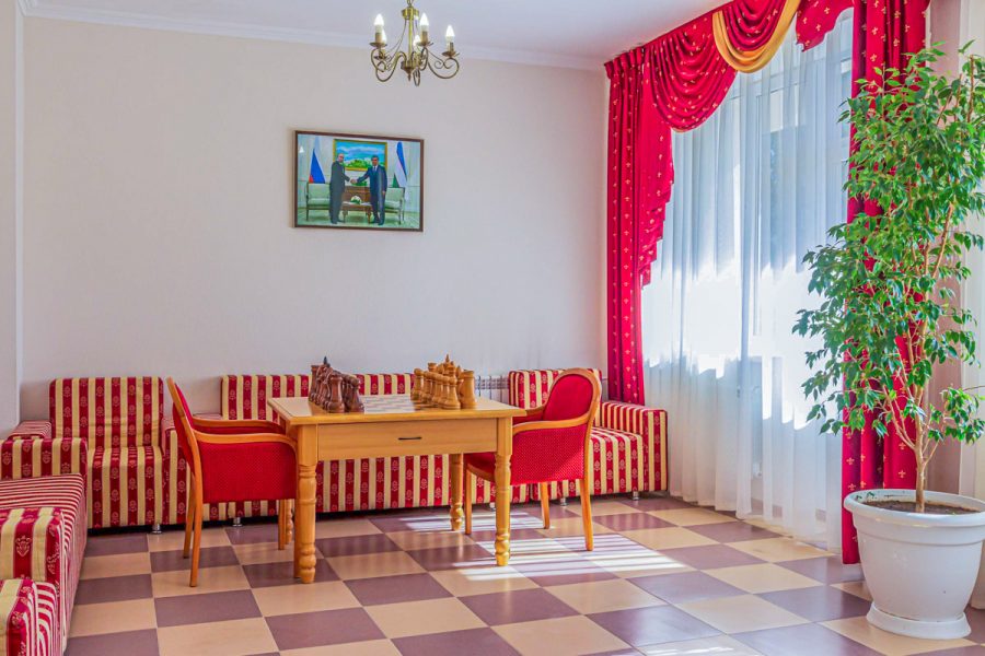 Зона отдыха в санатории Узбекистан город Кисловодск - фотография