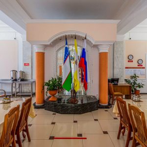 Зал питания в санатории Узбекистан город Кисловодск - фотография