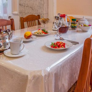 Зал питания в санатории Узбекистан город Кисловодск - фотография