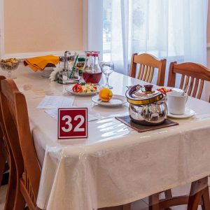 Зал питания в санатории Узбекистан город Кисловодск - фотография