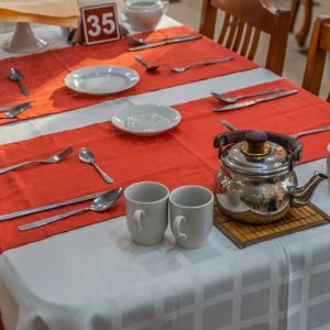 Зал питания в санатории Узбекистан город Кисловодск - фотография