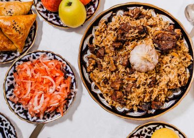 Блюда в санатории Узбекистан город Кисловодск - фотография