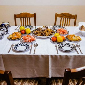 Блюда в санатории Узбекистан город Кисловодск - фотография
