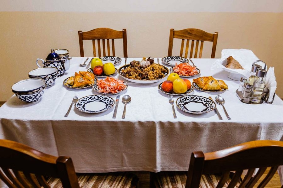 Блюда в санатории Узбекистан город Кисловодск - фотография