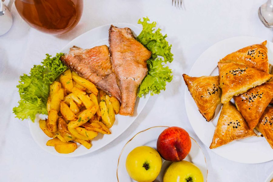 Блюда в санатории Узбекистан город Кисловодск - фотография