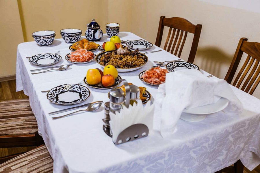 Блюда в санатории Узбекистан город Кисловодск - фотография