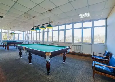 Бильярдный зал в санатории Узбекистан город Кисловодск - фотография