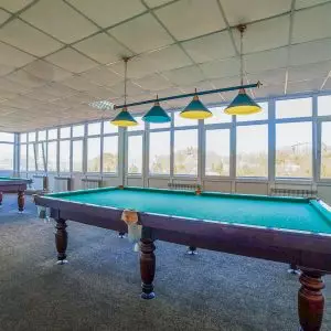Бильярдный зал в санатории Узбекистан город Кисловодск - фотография