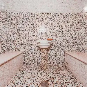 Зона сауны в санатории Узбекистан город Кисловодск - фотография