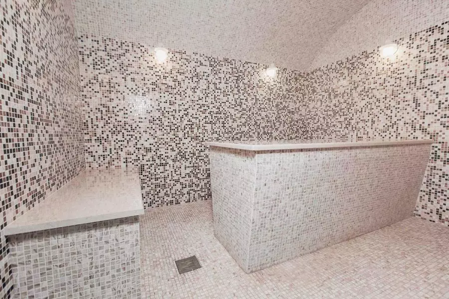 Зона сауны в санатории Узбекистан город Кисловодск - фотография