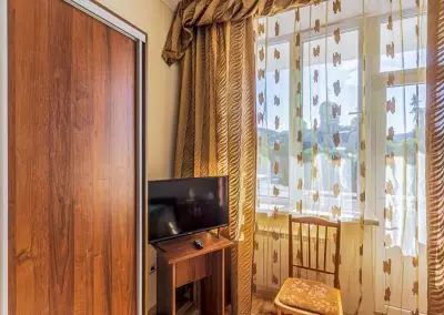 Номер одноместный улучшенный — 12м в санатории Узбекистан город Кисловодск - фотография