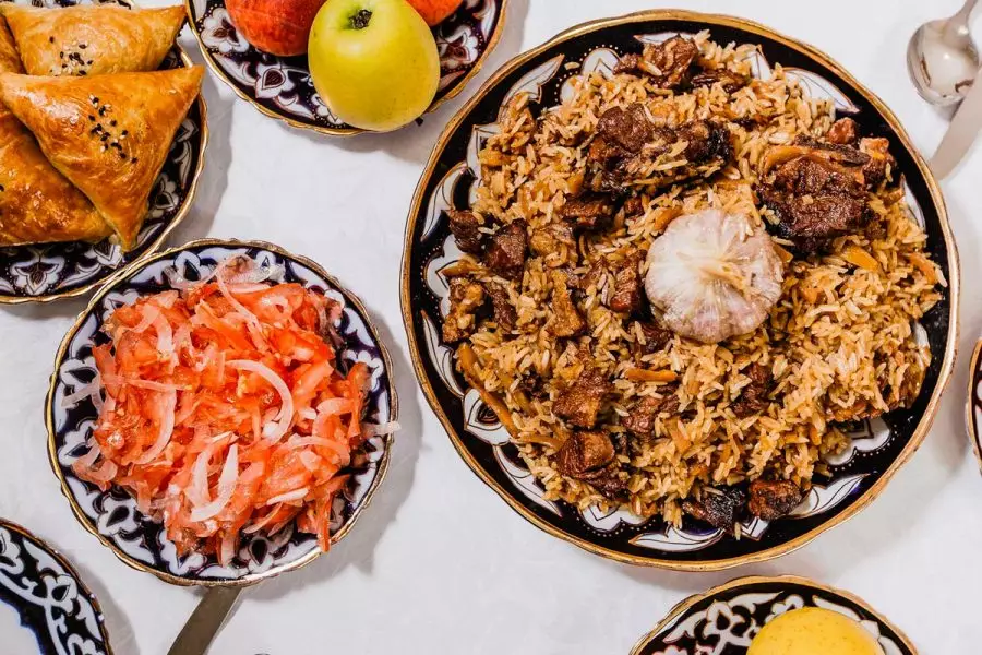 Блюда в санатории Узбекистан город Кисловодск - фотография